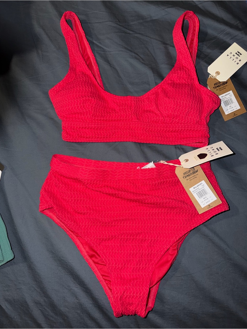 Billabong Red Bikini Set